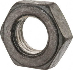 Value Collection - 7/8-9 UNC Steel Right Hand Heavy Hex Jam Nut - 1-7/16" Across Flats, 31/64" High, Uncoated, 2B Class of Fit - Best Tool & Supply