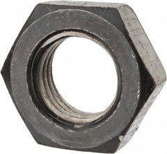 Value Collection - 1-1/2 - 6 UNC Steel Right Hand Heavy Hex Jam Nut - 2-3/8" Across Flats, 27/32" High, Uncoated, 2B Class of Fit - Best Tool & Supply