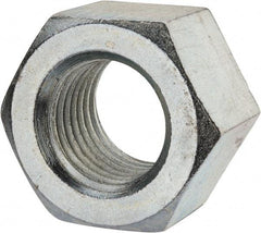 Value Collection - 2 - 4-1/2 UNC Steel Right Hand Heavy Hex Nut - 3-1/8" Across Flats, 1-31/32" High, Zinc Clear Finish - Best Tool & Supply