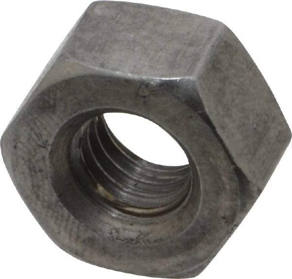 Value Collection - 3/8-16 UNC Steel Right Hand Heavy Hex Nut - 11/16" Across Flats, 23/64" High, Uncoated, 2B Class of Fit - Best Tool & Supply