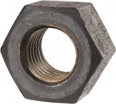 Value Collection - 1-1/8 - 7 UNC Steel Right Hand Heavy Hex Nut - 1-13/16" Across Flats, 1-7/64" High, Uncoated - Best Tool & Supply