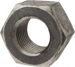 Value Collection - 1-1/4 - 7 UNC Steel Right Hand Heavy Hex Nut - 2" Across Flats, 1.2188" High, Uncoated - Best Tool & Supply