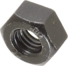 Value Collection - 3/8-16 UNC Steel Right Hand Heavy Hex Nut - 11/16" Across Flats, 23/64" High, Uncoated, 2B Class of Fit - Best Tool & Supply