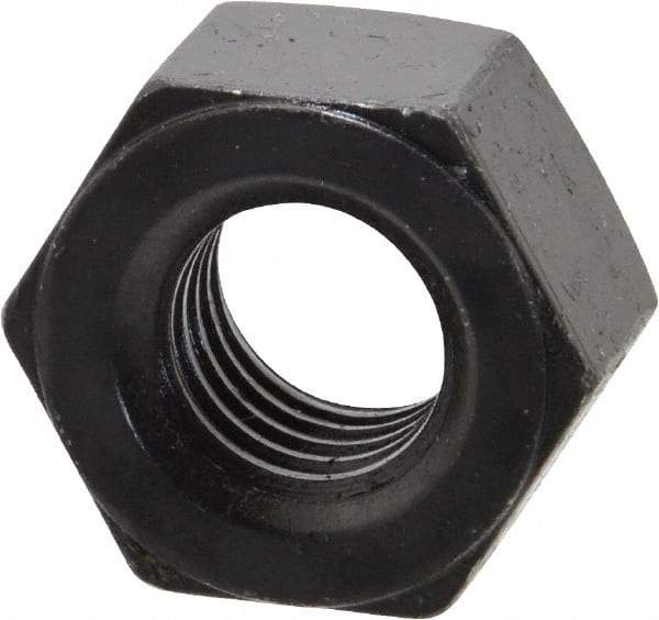 Value Collection - 5/8-11 UNC Steel Right Hand Heavy Hex Nut - 1-1/16" Across Flats, 39/64" High, Uncoated, 2B Class of Fit - Best Tool & Supply