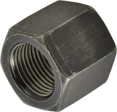 Value Collection - 7/8-14 UNF Steel Right Hand High Hex Nut - 1-5/16" Across Flats, 1-5/32" High, Uncoated - Best Tool & Supply