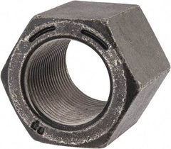 Value Collection - 1-1/4 - 12 UNF Steel Right Hand High Hex Nut - 1-13/16" Across Flats, 2-7/8" High, Uncoated - Best Tool & Supply