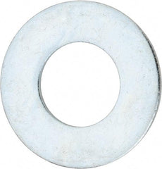 Value Collection - 2-1/4" Screw, Steel USS Flat Washer - 2-3/8" ID x 4-3/4" OD, 0.193" Thick, Zinc-Plated Finish - Best Tool & Supply