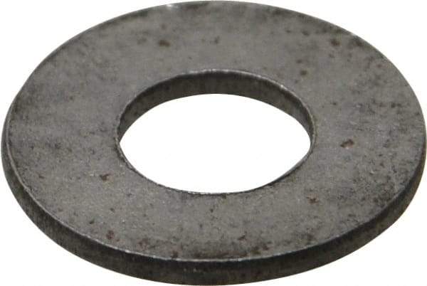 Value Collection - #10 Screw, Steel USS Flat Washer - 1/4" ID x 9/16" OD, 3/64" Thick, Plain Finish - Best Tool & Supply