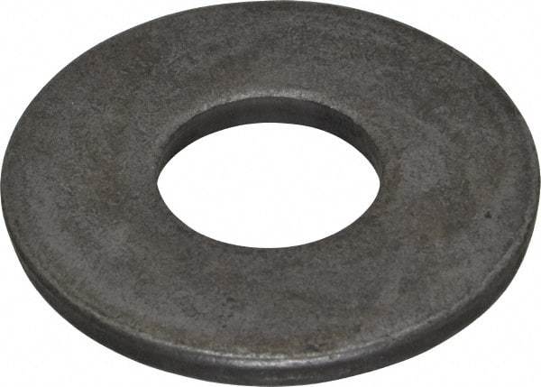 Value Collection - 7/8" Screw, Steel USS Flat Washer - 15/16" ID x 2-1/4" OD, 11/64" Thick, Plain Finish - Best Tool & Supply