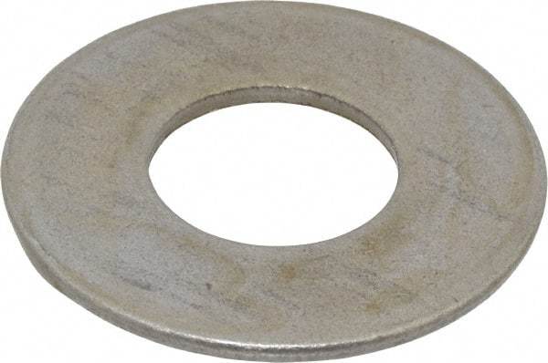 Value Collection - 1-1/4" Screw, Steel USS Flat Washer - 1-3/8" ID x 3" OD, 11/64" Thick, Plain Finish - Best Tool & Supply