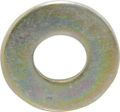 Value Collection - 3/8" Screw, Grade 8 Steel USS Flat Washer - 7/16" ID x 1" OD, 5/64" Thick, Zinc Yellow Dichromate Finish - Best Tool & Supply