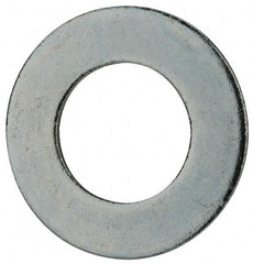 Value Collection - 1-3/8" Screw, Steel SAE Flat Washer - 1-7/16" ID x 2-3/4" OD, 5/32" Thick, Zinc-Plated Finish - Best Tool & Supply