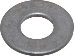 Value Collection - #10 Screw, Steel SAE Flat Washer - 7/32" ID x 1/2" OD, 3/64" Thick, Plain Finish - Best Tool & Supply