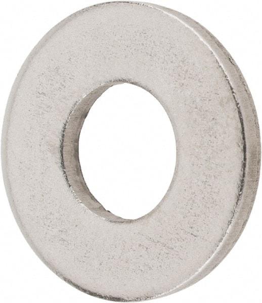 Value Collection - 1/4" Screw, Steel SAE Flat Washer - 9/32" ID x 5/8" OD, 1/16" Thick, Plain Finish - Best Tool & Supply