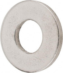 Value Collection - 1/4" Screw, Steel SAE Flat Washer - 9/32" ID x 5/8" OD, 1/16" Thick, Plain Finish - Best Tool & Supply