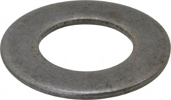 Value Collection - 1-1/4" Screw, Steel SAE Flat Washer - 1-3/8" ID x 2-1/2" OD, 5/32" Thick, Plain Finish - Best Tool & Supply