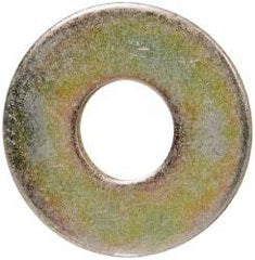 Value Collection - 3/8" Screw, Grade 8 Steel Extra Thick Flat Washer - Zinc Yellow Dichromate Finish - Best Tool & Supply