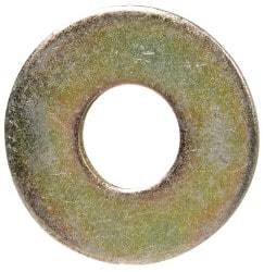 Value Collection - 5/8" Screw, Grade 8 Steel Extra Thick Flat Washer - Zinc Yellow Dichromate Finish - Best Tool & Supply