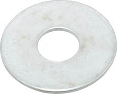 Value Collection - 1/2" Screw, Steel Fender Flat Washer - 1/2" ID x 1-1/2" OD, 0.08" Thick, Zinc-Plated Finish - Best Tool & Supply