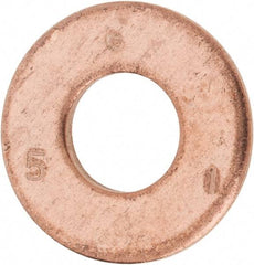 Value Collection - #20 Screw, Silicon Bronze Standard Flat Washer - 0.336" ID x 3/4" OD, 0.064" Thick - Best Tool & Supply