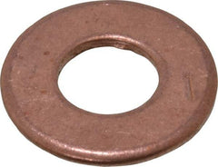 Value Collection - #24 Screw, Silicon Bronze Standard Flat Washer - 0.395" ID x 7/8" OD, 0.064" Thick, Plain Finish - Best Tool & Supply