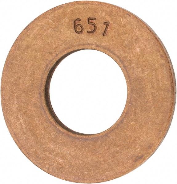 Value Collection - 5/8" Screw, Silicon Bronze Standard Flat Washer - 0.656" ID x 1-1/2" OD, 0.102" Thick - Best Tool & Supply