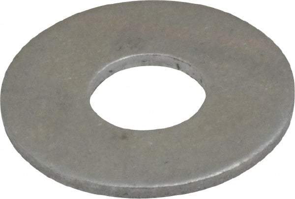 Value Collection - 1/4" Screw, Aluminum Standard Flat Washer - 0.264" ID x 0.689" OD, 0.048" Thick - Best Tool & Supply