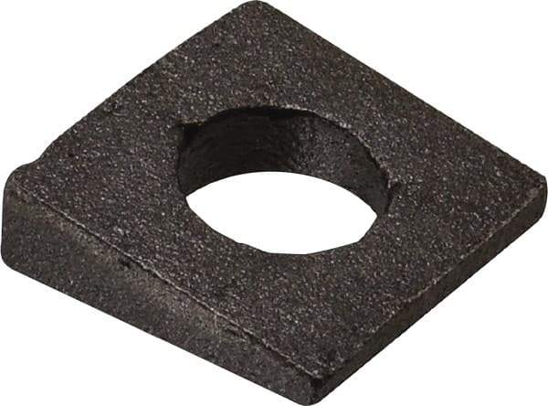 Value Collection - 3/4" Bolt, Iron Beveled Square Washer - 13/16" ID, 13/32 Minimum Thickness - Best Tool & Supply