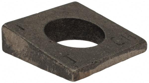 Value Collection - 1" Bolt, Iron Beveled Square Washer - 1-1/16" ID, 9/16 Minimum Thickness - Best Tool & Supply