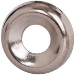 Value Collection - 7/64" Thick, Nickel-Plated Finish, Steel, Standard Countersunk Washer - 0.18" ID x 17/32" OD - Best Tool & Supply