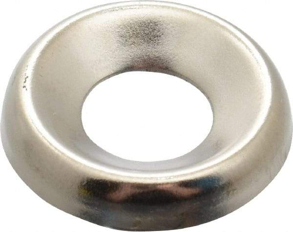 Value Collection - 5/32" Thick, Nickel-Plated Finish, Steel, Standard Countersunk Washer - 0.305" ID x 25/32" OD - Best Tool & Supply