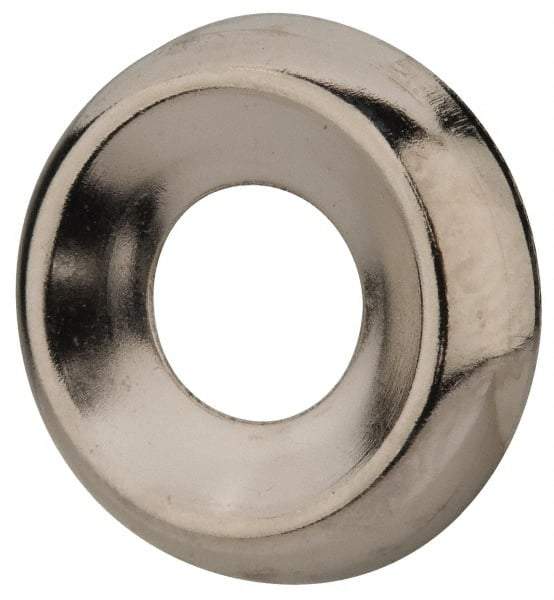 Value Collection - 0.021" Thick, Nickel-Plated Finish, Steel, Standard Countersunk Washer - 0.585" ID x 0.89" OD - Best Tool & Supply