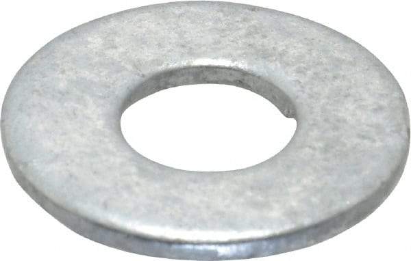 Value Collection - 3/8" Screw, Steel USS Flat Washer - 7/16" ID x 1" OD, 5/64" Thick, Galvanized Finish - Best Tool & Supply