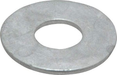 Value Collection - 3/4" Screw, Steel USS Flat Washer - 13/16" ID x 2" OD, 5/32" Thick, Galvanized Finish - Best Tool & Supply