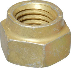 Value Collection - 3/4-10 UNC Grade L9 Hex Lock Nut with Distorted Thread - 1-1/8" Width Across Flats, Cadmium Dichromate Finish - Best Tool & Supply