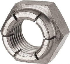 Flex-Loc - 3/4-10 UNC Grade 2 Heavy Hex Lock Nut with Expanding Flex Top - Uncoated, Meets Military Specifications - Best Tool & Supply