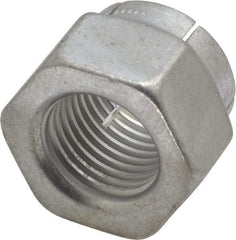 Flex-Loc - 1/2-20 UNJF Grade 2 Hex Lock Nut with Expanding Flex Top - Cadmium-Plated Finish, Meets Military Specifications - Best Tool & Supply