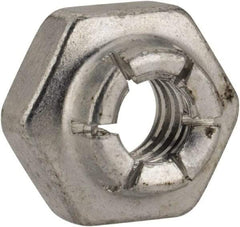 Flex-Loc - #10-24 UNJC Grade 2 Hex Lock Nut with Expanding Flex Top - Cadmium-Plated Finish, Meets Military Specifications - Best Tool & Supply