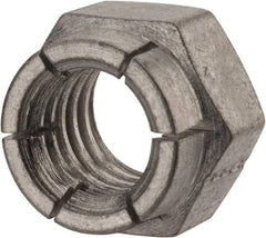 Flex-Loc - 7/16-14 UNC Grade 2 Hex Lock Nut with Expanding Flex Top - Cadmium-Plated Finish, Meets Military Specifications - Best Tool & Supply