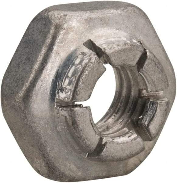 Flex-Loc - #10-32 UNJF Grade 2 Hex Lock Nut with Expanding Flex Top - 3/16" High, Cadmium-Plated Finish, Meets Military Specifications - Best Tool & Supply