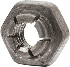 Flex-Loc - #10-24 UNJC Grade 2 Hex Lock Nut with Expanding Flex Top - 3/16" High, Cadmium-Plated Finish, Meets Military Specifications - Best Tool & Supply