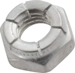 Flex-Loc - 5/16-18 UNC Grade 2 Hex Lock Nut with Expanding Flex Top - 17/64" High, Cadmium-Plated Finish, Meets Military Specifications - Best Tool & Supply