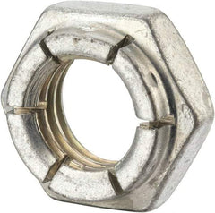 Flex-Loc - 5/8-11 UNC Grade 2 Hex Lock Nut with Expanding Flex Top - 15/16" Width Across Flats, Cadmium-Plated Finish, Meets Military Specifications - Best Tool & Supply