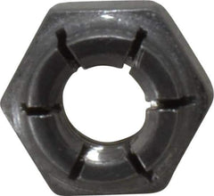 Flex-Loc - 1/4-20 UNC 18-8 Hex Lock Nut with Expanding Flex Top - 19/64" High, Uncoated, Meets Military Specifications - Best Tool & Supply