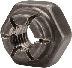 Flex-Loc - #8-32 UNJC 18-8 Hex Lock Nut with Expanding Flex Top - Uncoated, Meets Military Specifications - Best Tool & Supply