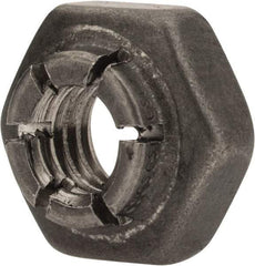 Flex-Loc - #10-32 UNJF 18-8 Hex Lock Nut with Expanding Flex Top - 3/16" High, Uncoated, Meets Military Specifications - Best Tool & Supply