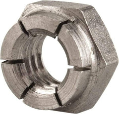 Flex-Loc - 5/16-18 UNC 18-8 Hex Lock Nut with Expanding Flex Top - 17/64" High, Uncoated, Meets Military Specifications - Best Tool & Supply