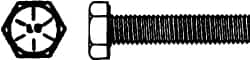 Made in USA - 1-14 UNF, 2-1/4" Length Under Head Hex Head Cap Screw - Best Tool & Supply