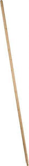 PRO-SOURCE - 60 x 15/16" Wood Handle for Push Brooms - Threaded Connection, Tan - Best Tool & Supply