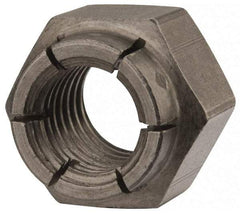 Flex-Loc - 5/8-11 UNC Grade 2 Hex Lock Nut with Expanding Flex Top - 15/16" Width Across Flats, Uncoated, Meets Military Specifications - Best Tool & Supply